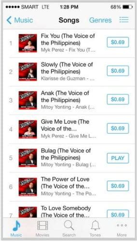 itunes philippines